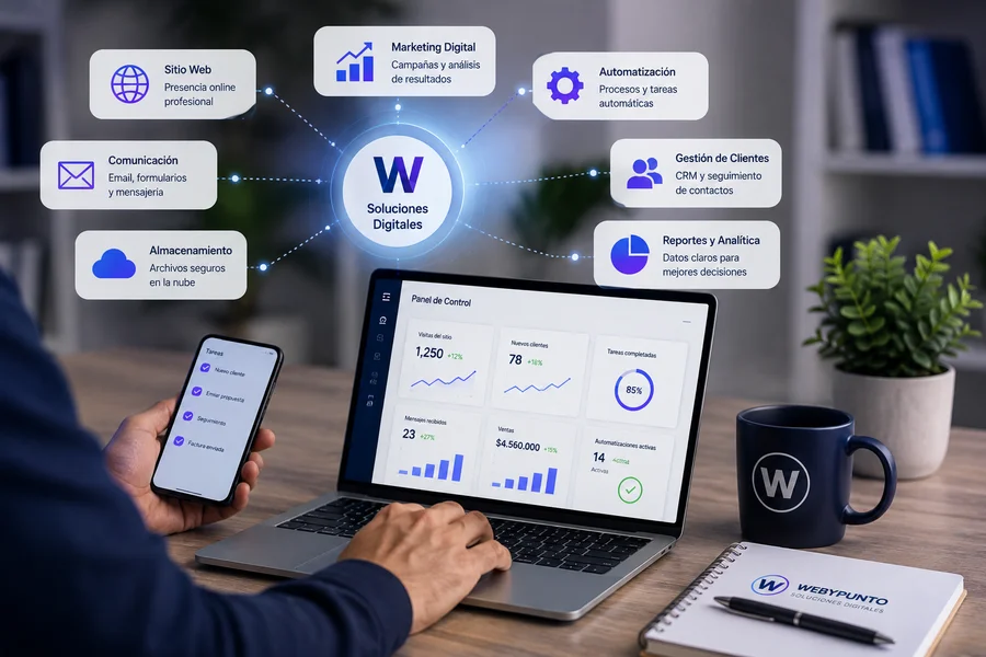 Integración de soluciones digitales para negocios | WebyPunto
